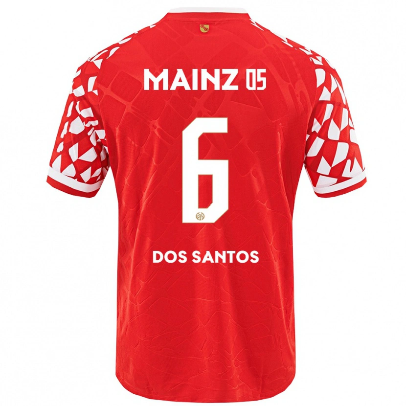 Danxen Kid Alexandre Tavares Dos Santos #6 Red White Home Jersey 2025/26 T-Shirt