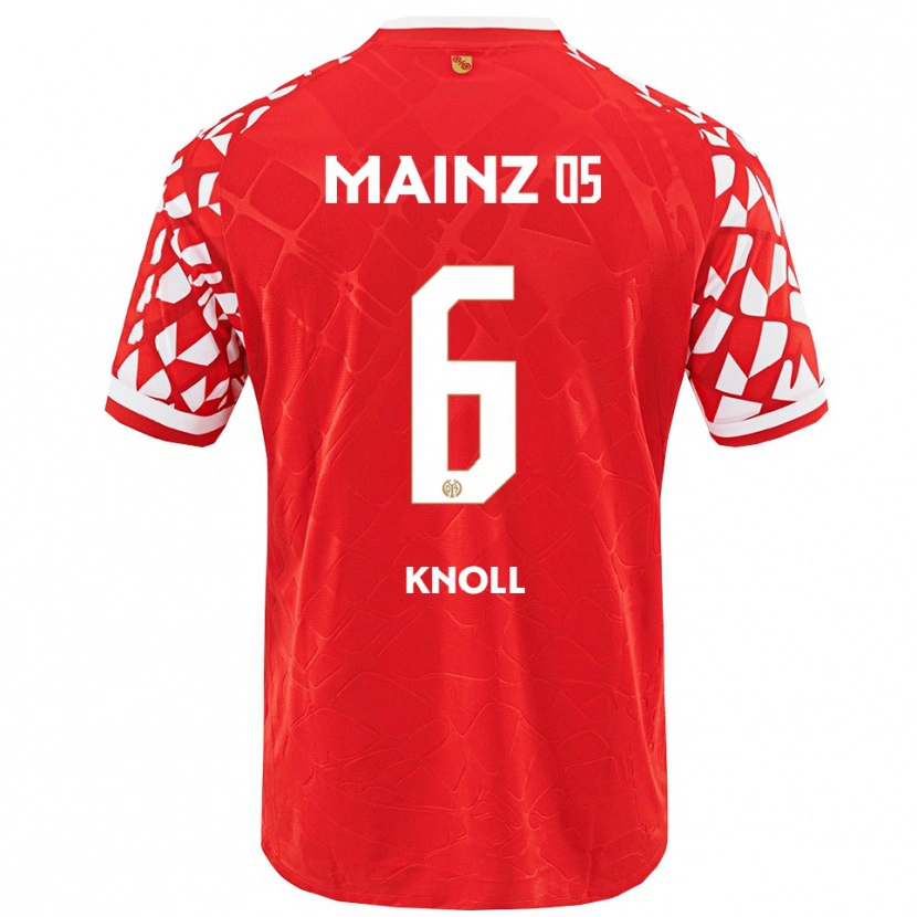 Danxen Kid Max Knoll #6 Red White Home Jersey 2025/26 T-Shirt
