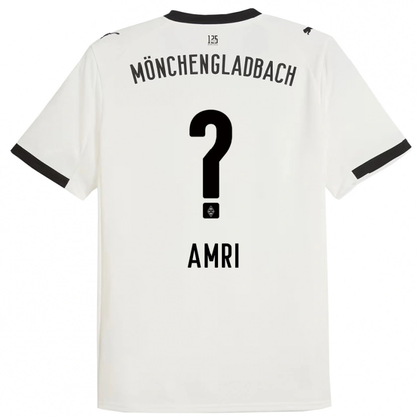 Danxen Kid Abdelrahman Amri #0 White Black Home Jersey 2025/26 T-Shirt