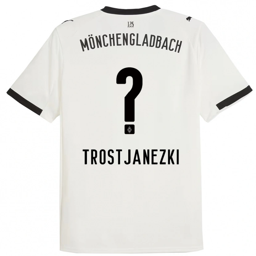 Danxen Kid Noel Trostjanezki #0 White Black Home Jersey 2025/26 T-Shirt
