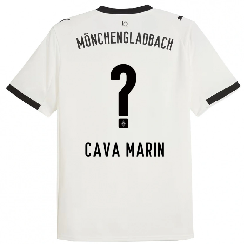 Danxen Kid Sofia Cava Marin #0 White Black Home Jersey 2025/26 T-Shirt