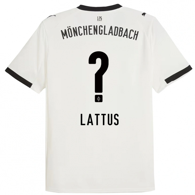 Danxen Kid Emma Lattus #0 White Black Home Jersey 2025/26 T-Shirt