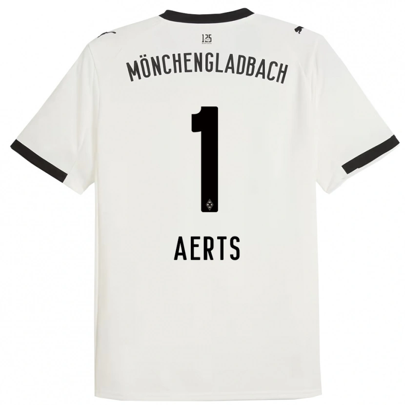 Danxen Kid Liv Aerts #1 White Black Home Jersey 2025/26 T-Shirt