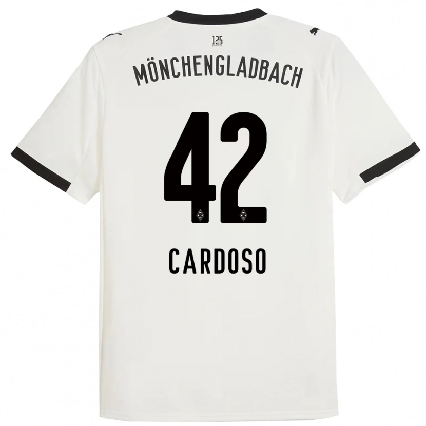Danxen Kid Tiago Pereira Cardoso #42 White Black Home Jersey 2025/26 T-Shirt