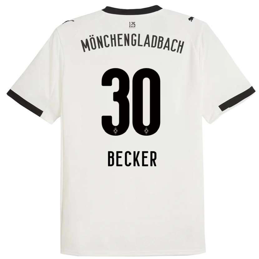 Danxen Kid Benjamin Becker #30 White Black Home Jersey 2025/26 T-Shirt
