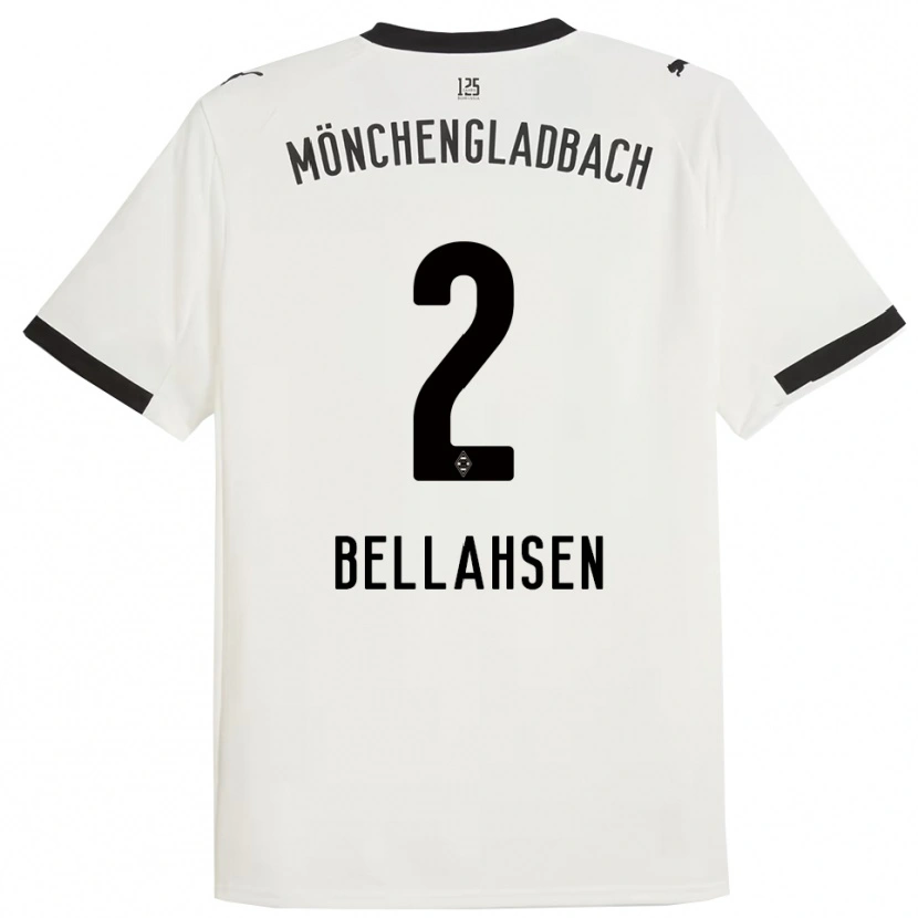 Danxen Kid Joseph Bellahsen #2 White Black Home Jersey 2025/26 T-Shirt