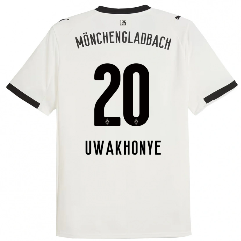 Danxen Kid Josiah Uwakhonye #20 White Black Home Jersey 2025/26 T-Shirt