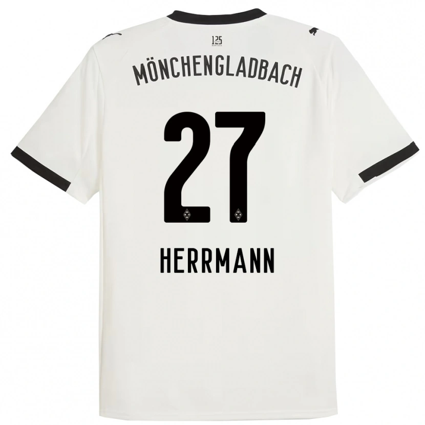Danxen Kid Michelle Herrmann #27 White Black Home Jersey 2025/26 T-Shirt