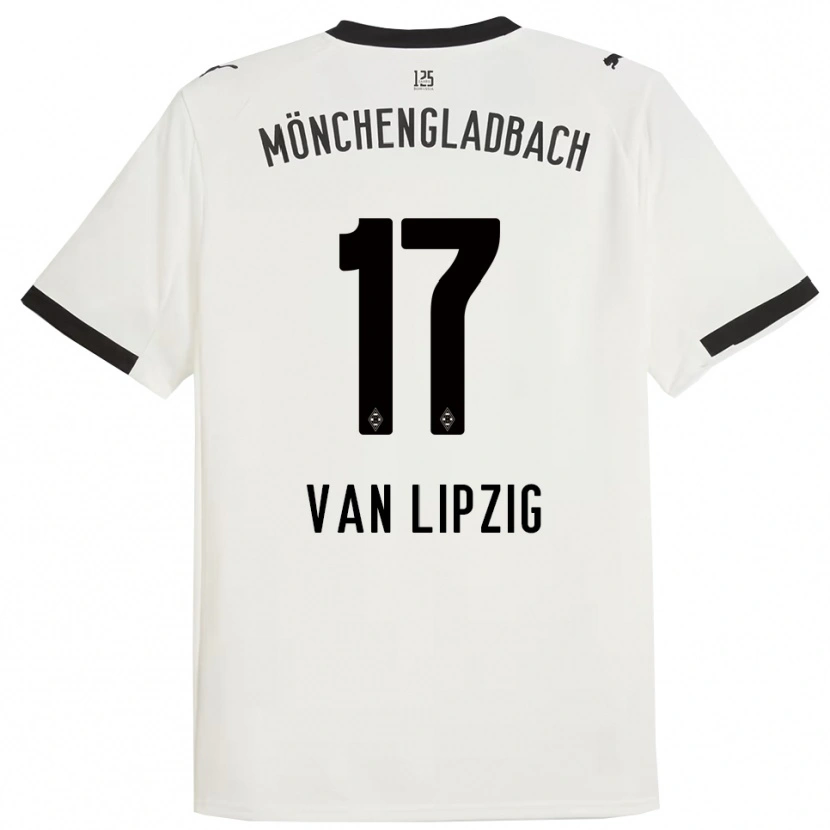 Danxen Kid Mika Van Lipzig #17 White Black Home Jersey 2025/26 T-Shirt