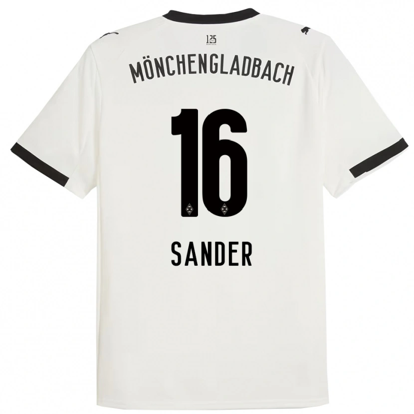 Danxen Kid Philipp Sander #16 White Black Home Jersey 2025/26 T-Shirt