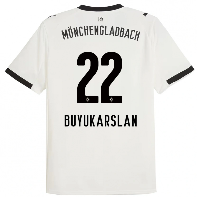 Danxen Kid Oguzcan Büyükarslan #22 White Black Home Jersey 2025/26 T-Shirt