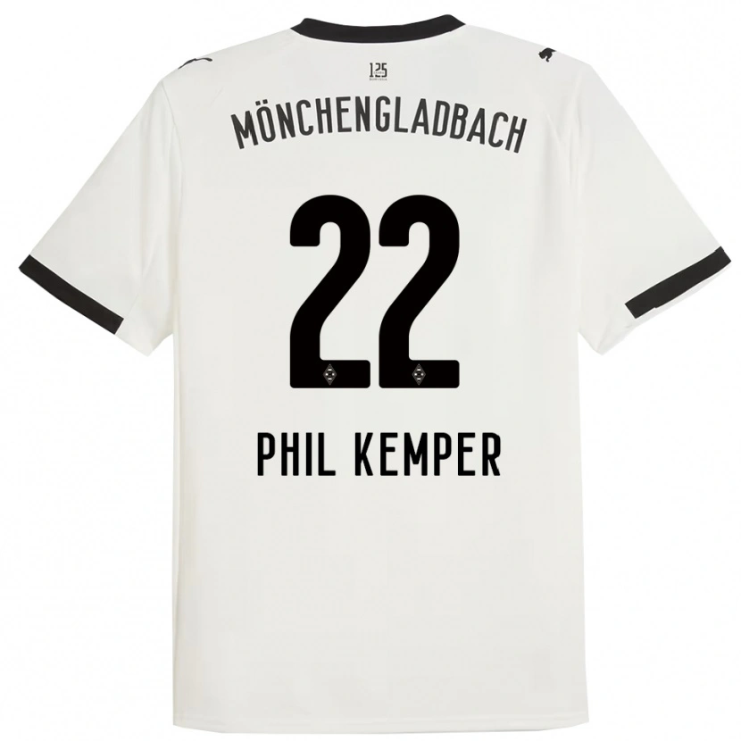 Danxen Kid Phil Kemper #22 White Black Home Jersey 2025/26 T-Shirt