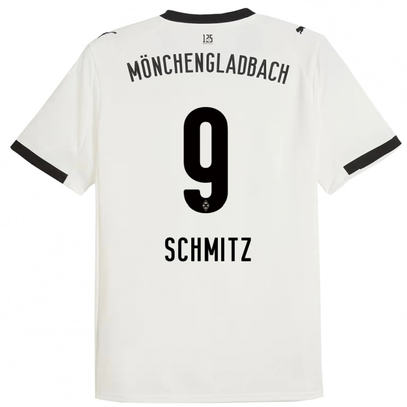 Danxen Kid Sarah Schmitz #9 White Black Home Jersey 2025/26 T-Shirt