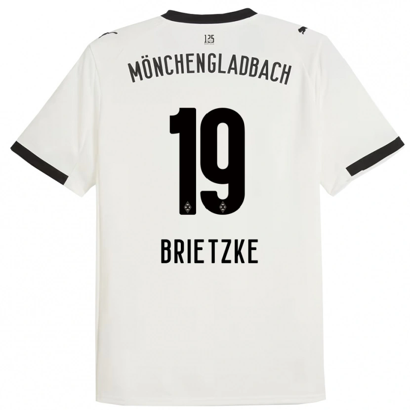 Danxen Kid Yvonne Brietzke #19 White Black Home Jersey 2025/26 T-Shirt