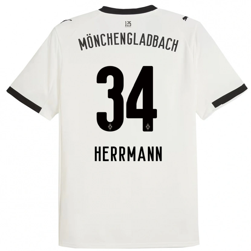 Danxen Kid Charles Herrmann #34 White Black Home Jersey 2025/26 T-Shirt