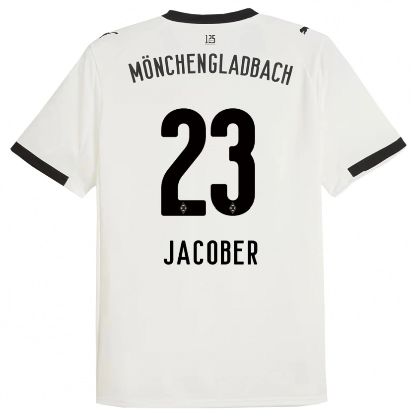 Danxen Kid Magdalena Jacober #23 White Black Home Jersey 2025/26 T-Shirt