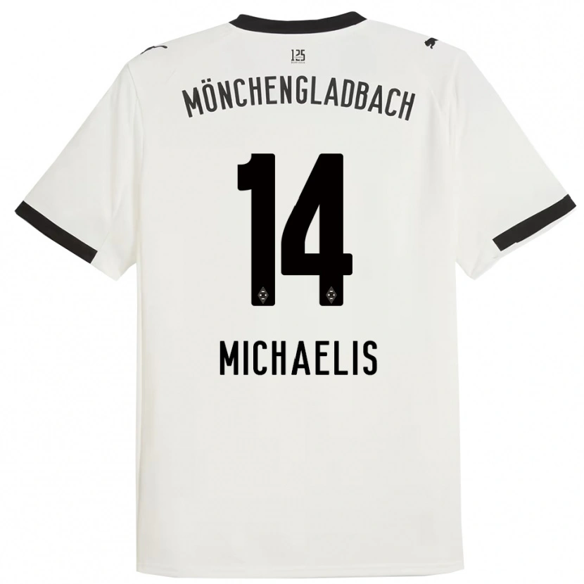 Danxen Kid Yannick Michaelis #14 White Black Home Jersey 2025/26 T-Shirt