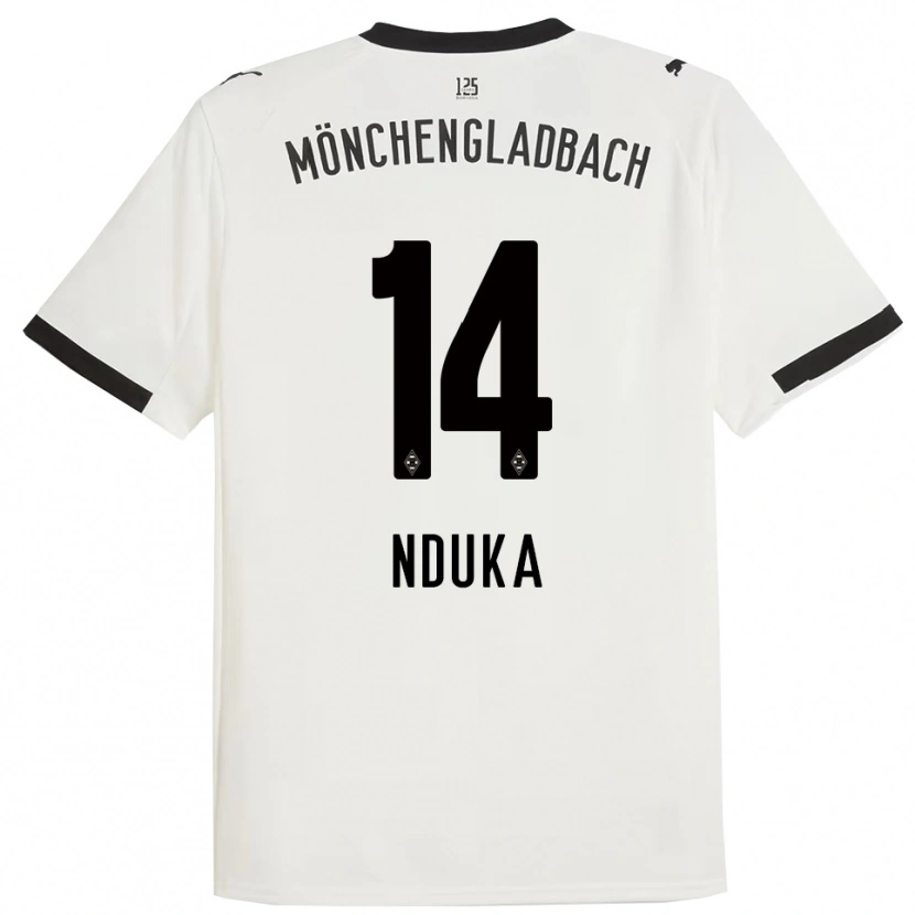 Danxen Kid Michael Nduka #14 White Black Home Jersey 2025/26 T-Shirt