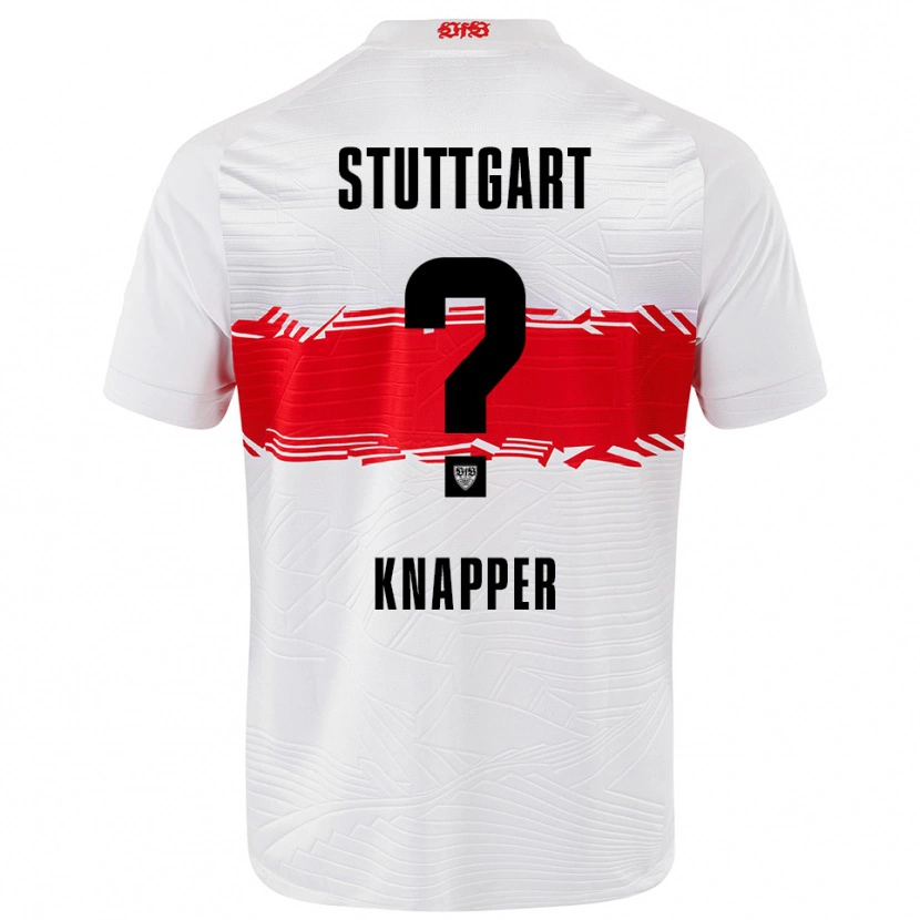 Danxen Kid Marvin Knapper #0 White Red Home Jersey 2025/26 T-Shirt