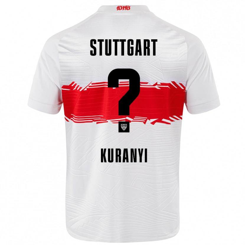 Danxen Kid Karlo Kuranyi #0 White Red Home Jersey 2025/26 T-Shirt