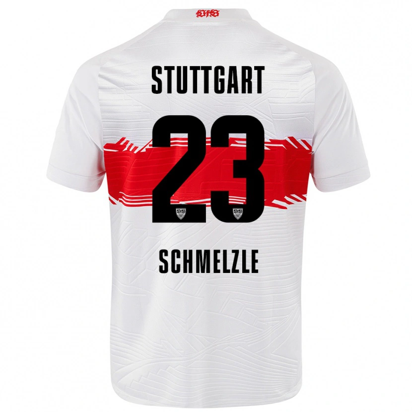Danxen Kid Marlen Schmelzle #23 White Red Home Jersey 2025/26 T-Shirt