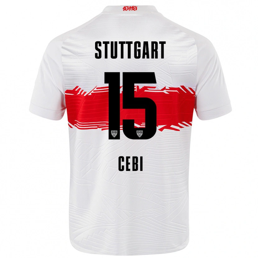 Danxen Kid Ata Cebi #15 White Red Home Jersey 2025/26 T-Shirt