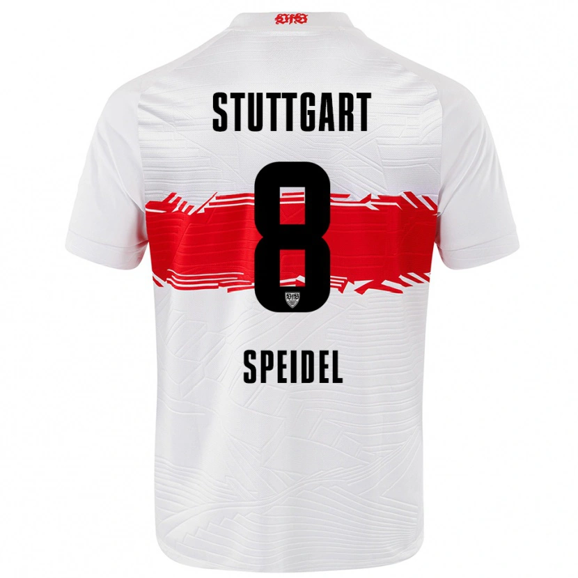 Danxen Kid Kian Speidel #8 White Red Home Jersey 2025/26 T-Shirt