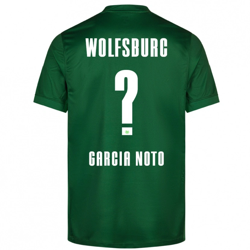 Danxen Kid Estefano Garcia Noto #0 Green White Home Jersey 2025/26 T-Shirt