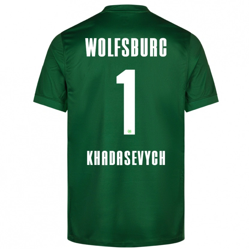 Danxen Kid Kyrylo Khadasevych #1 Green White Home Jersey 2025/26 T-Shirt