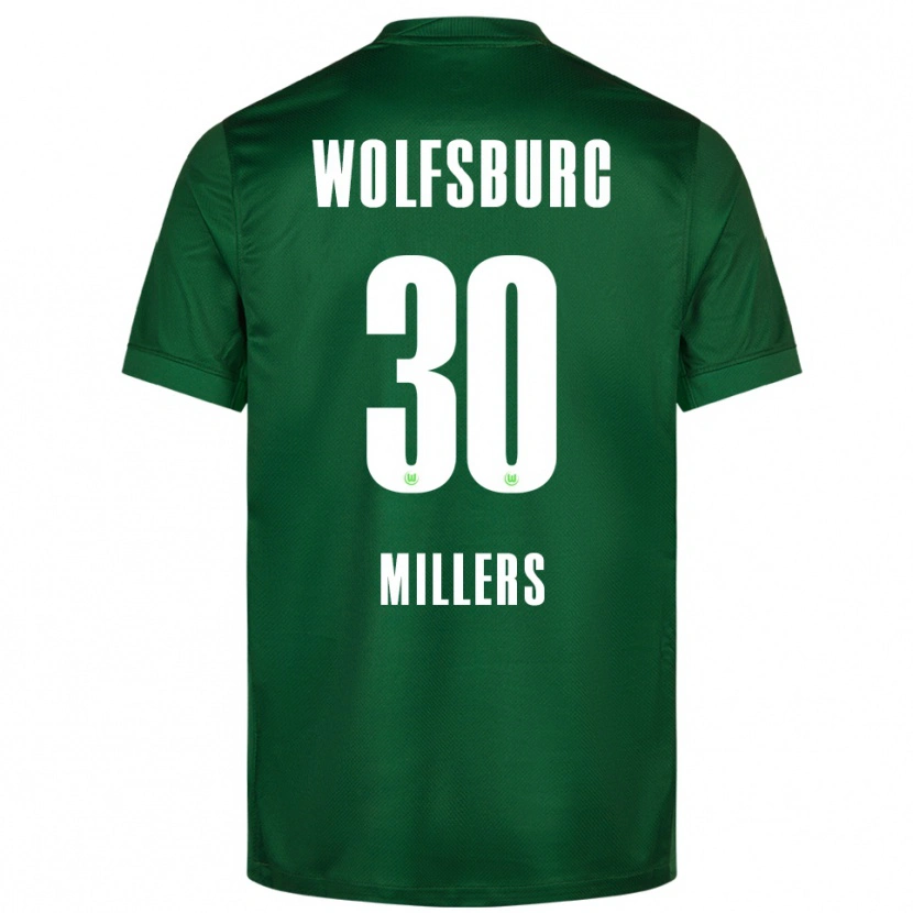 Danxen Kid Kristers Millers #30 Green White Home Jersey 2025/26 T-Shirt
