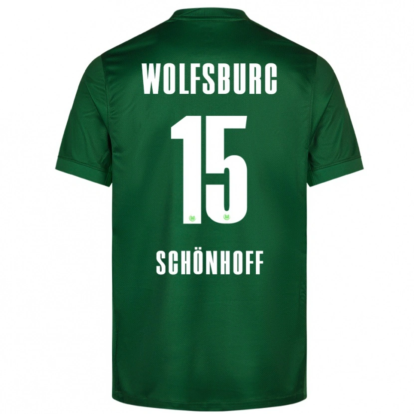 Danxen Kid Henry Schönhoff #15 Green White Home Jersey 2025/26 T-Shirt