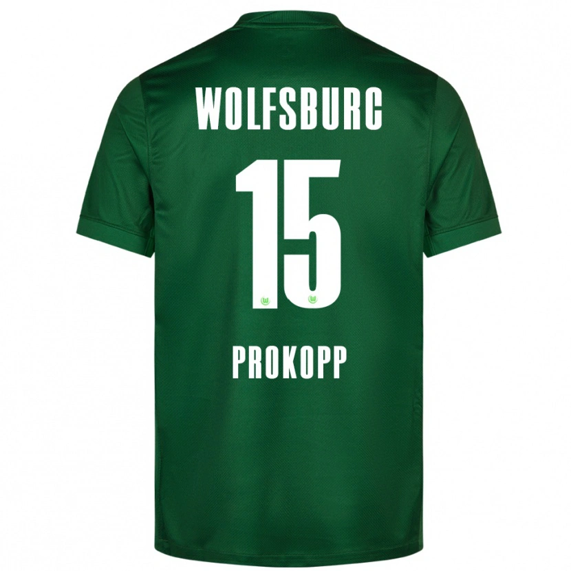 Danxen Kid Oskar Prokopp #15 Green White Home Jersey 2025/26 T-Shirt