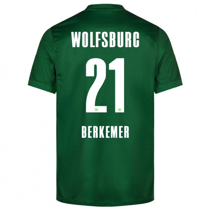 Danxen Kid Melvin Berkemer #21 Green White Home Jersey 2025/26 T-Shirt