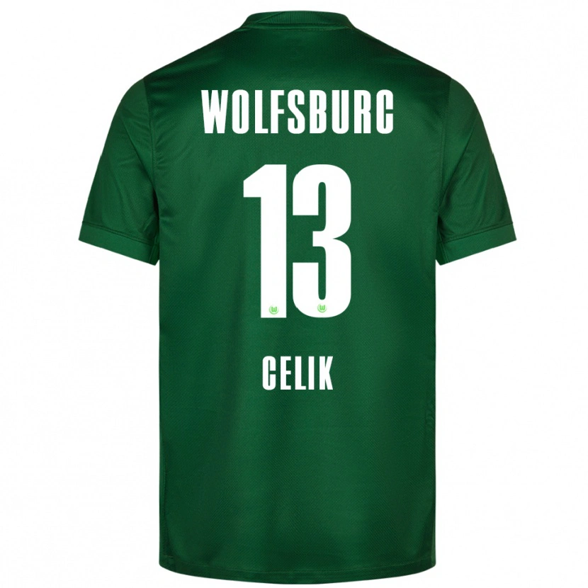 Danxen Kid Dennis Celik #13 Green White Home Jersey 2025/26 T-Shirt