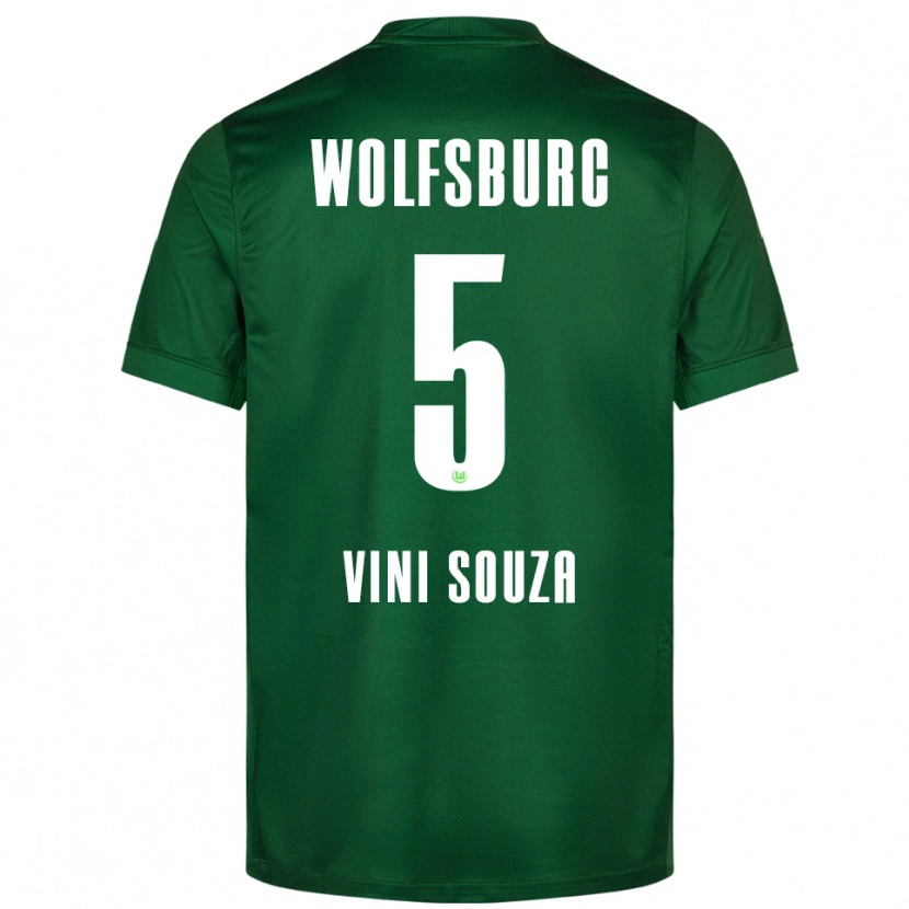Danxen Kid Vini Souza #5 Green White Home Jersey 2025/26 T-Shirt