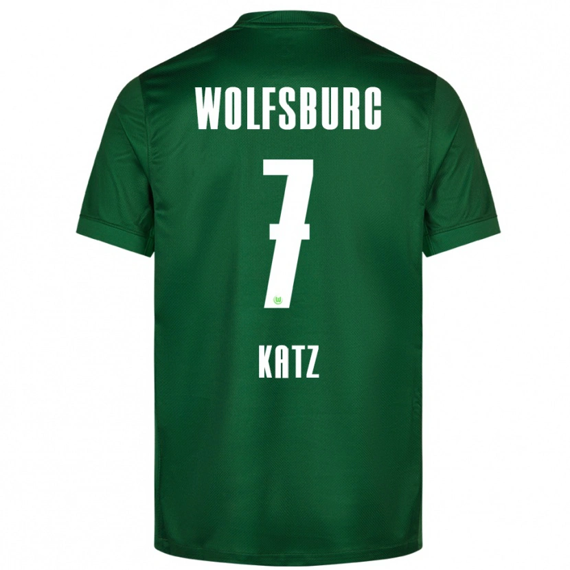 Danxen Kid Bruno Katz #7 Green White Home Jersey 2025/26 T-Shirt