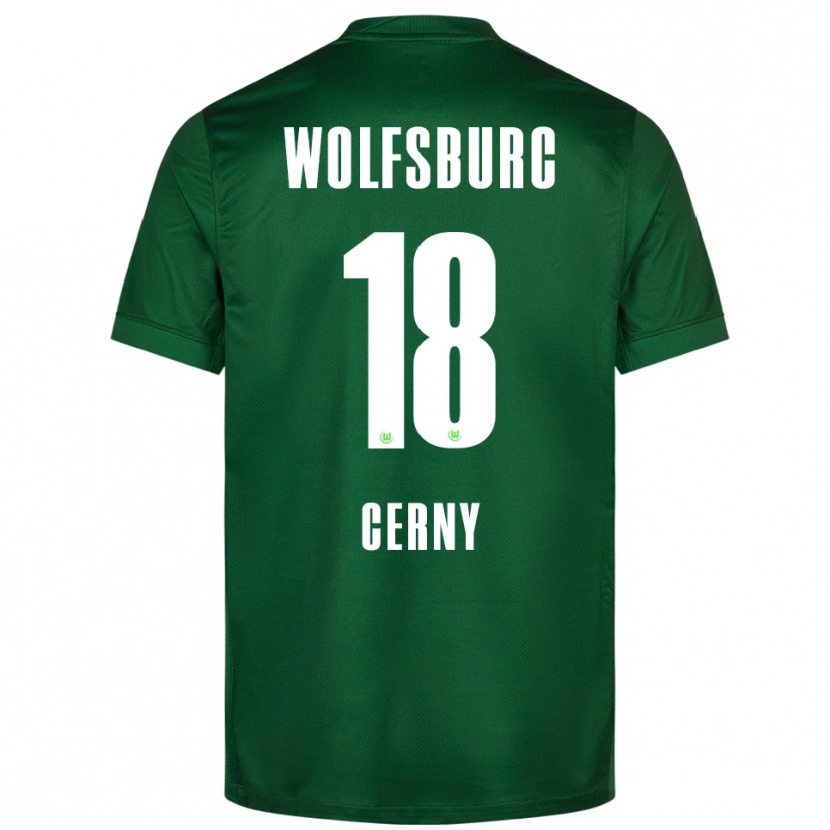 Danxen Kid Vaclav Cerny #18 Green White Home Jersey 2025/26 T-Shirt