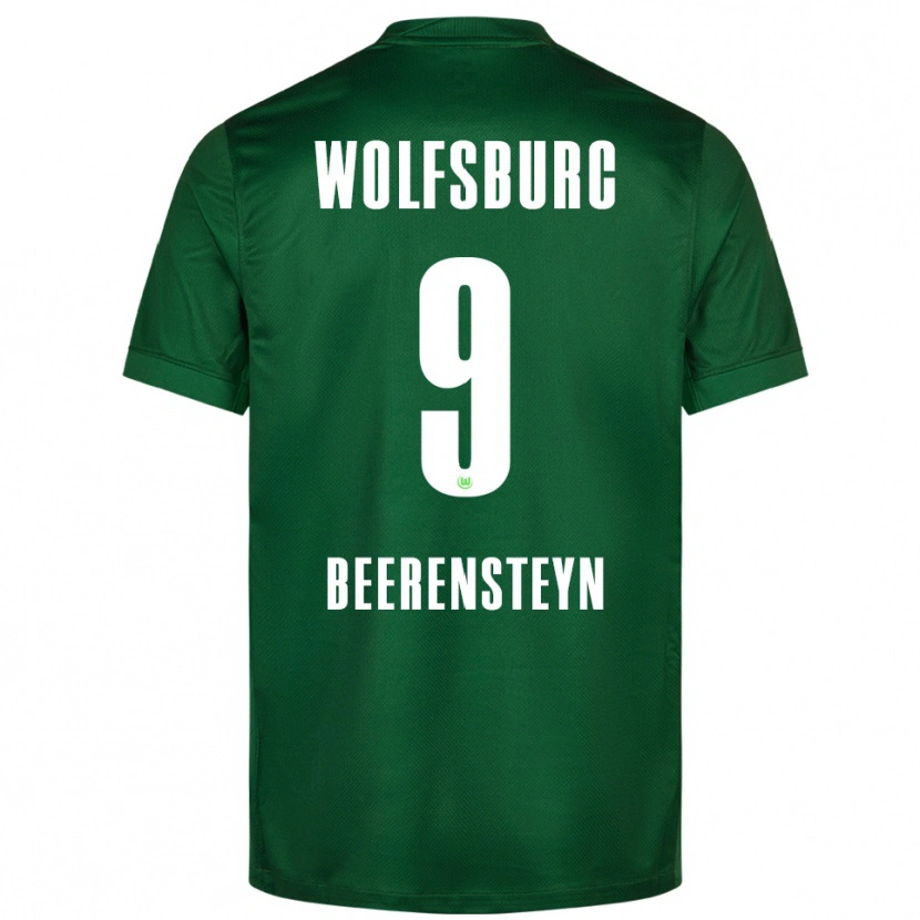 Danxen Kid Lineth Beerensteyn #9 Green White Home Jersey 2025/26 T-Shirt