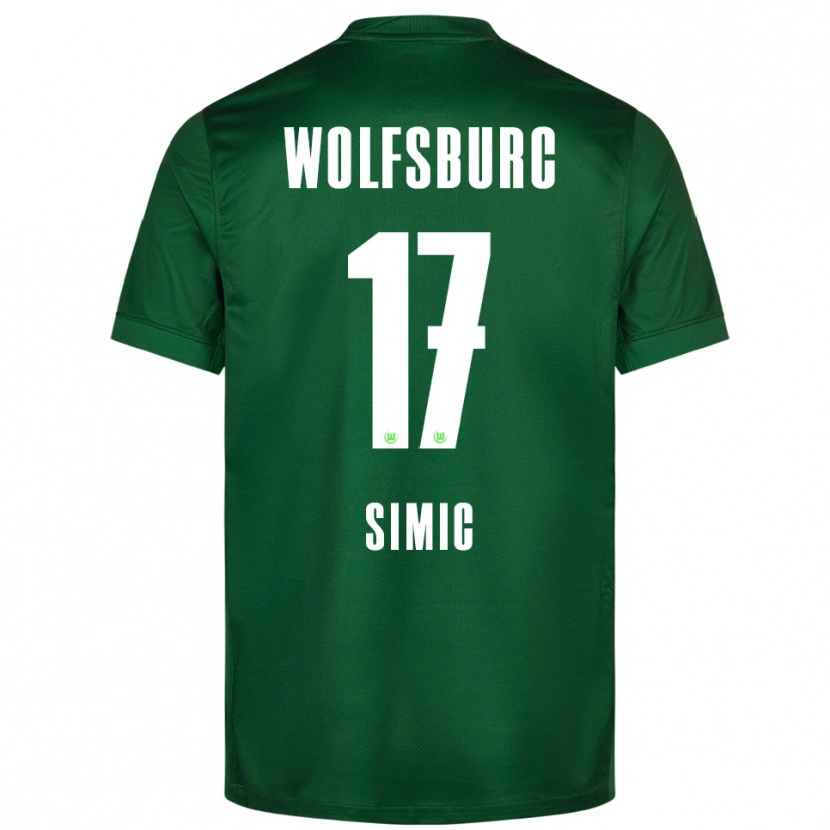Danxen Kid Karlo Simic #17 Green White Home Jersey 2025/26 T-Shirt