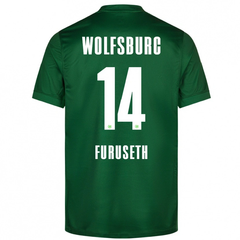 Danxen Kid Truls Furuseth #14 Green White Home Jersey 2025/26 T-Shirt