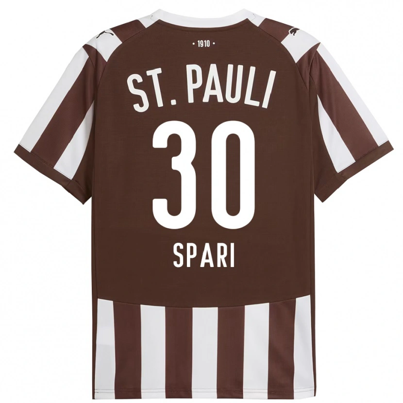 Danxen Kid Simon Spari #30 Coffee White Home Jersey 2025/26 T-Shirt