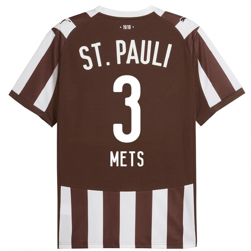 Danxen Kid Karol Mets #3 Coffee White Home Jersey 2025/26 T-Shirt