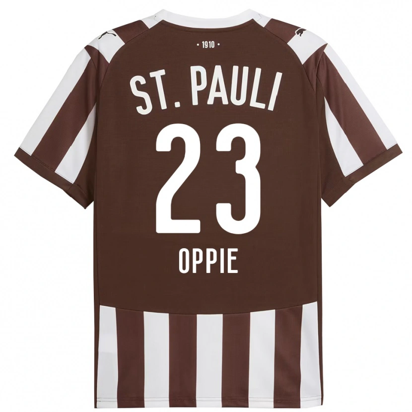 Danxen Kid Louis Oppie #23 Coffee White Home Jersey 2025/26 T-Shirt