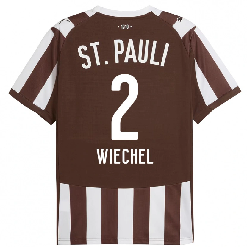 Danxen Kid Jan Wiechel #2 Coffee White Home Jersey 2025/26 T-Shirt