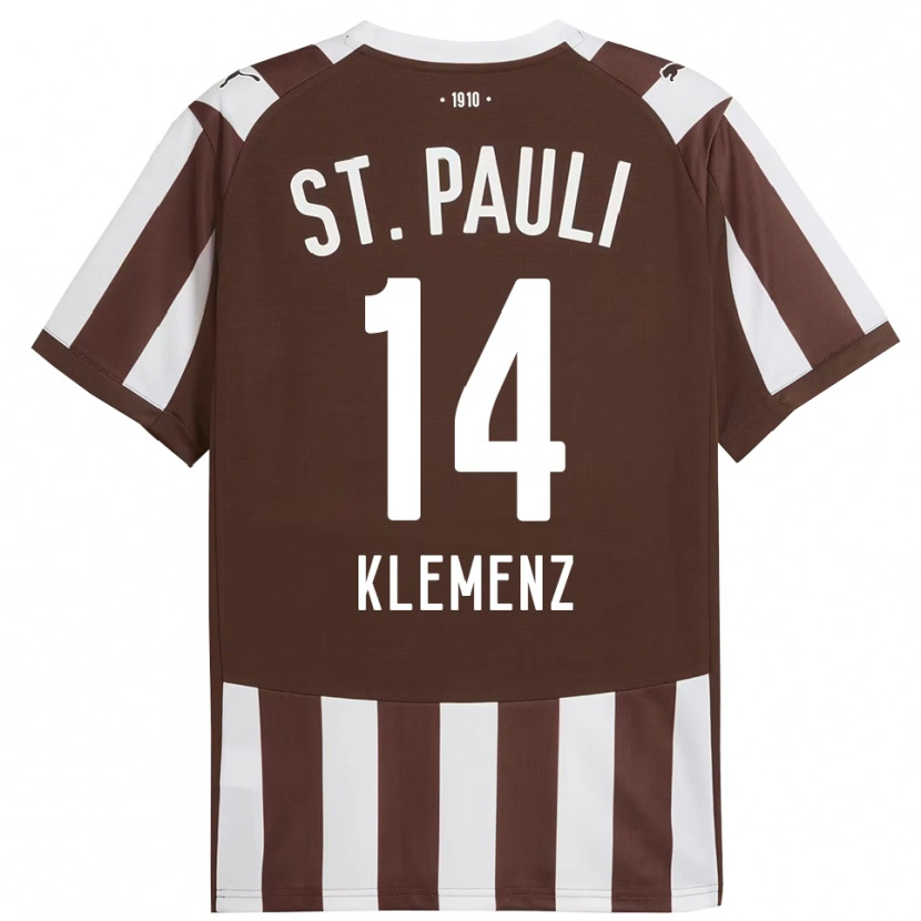 Danxen Kid Julian Klemenz #14 Coffee White Home Jersey 2025/26 T-Shirt
