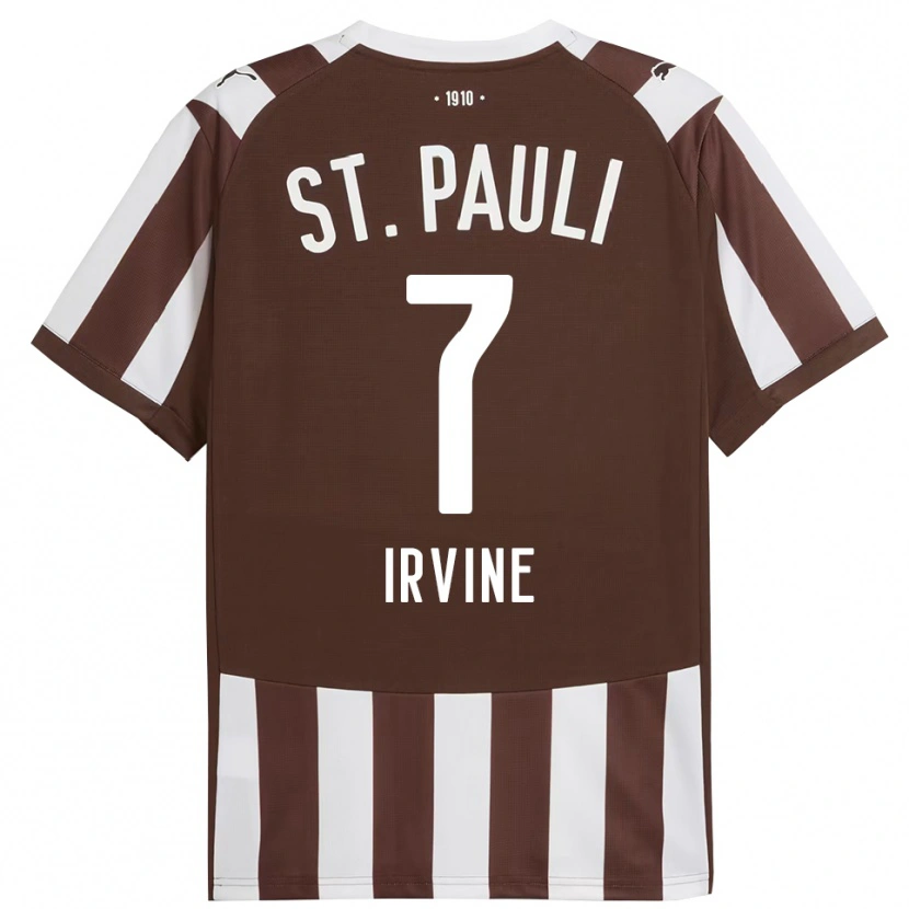 Danxen Kid Jackson Irvine #7 Coffee White Home Jersey 2025/26 T-Shirt