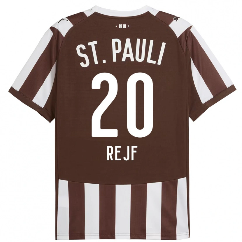 Danxen Kid Petr Rejf #20 Coffee White Home Jersey 2025/26 T-Shirt