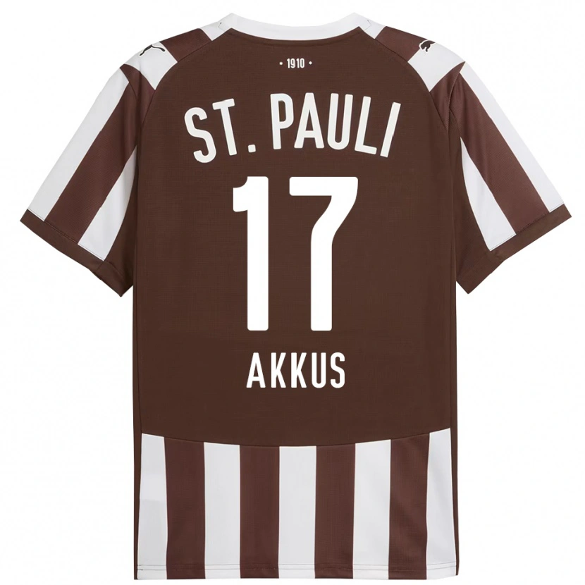 Danxen Kid Özgür Akkus #17 Coffee White Home Jersey 2025/26 T-Shirt