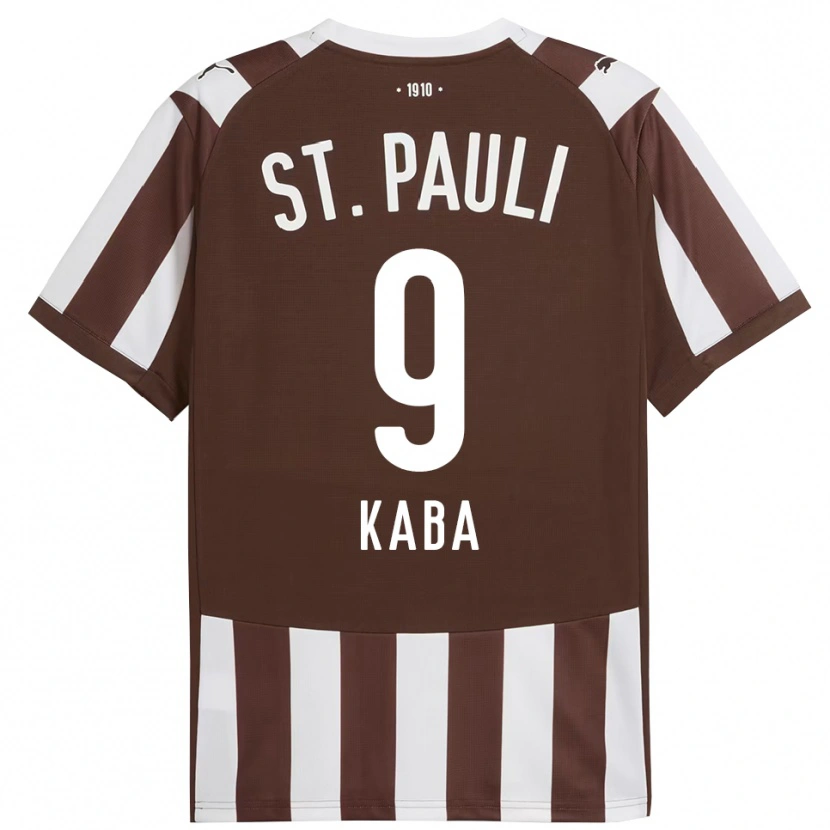Danxen Kid Wissou Kaba #9 Coffee White Home Jersey 2025/26 T-Shirt