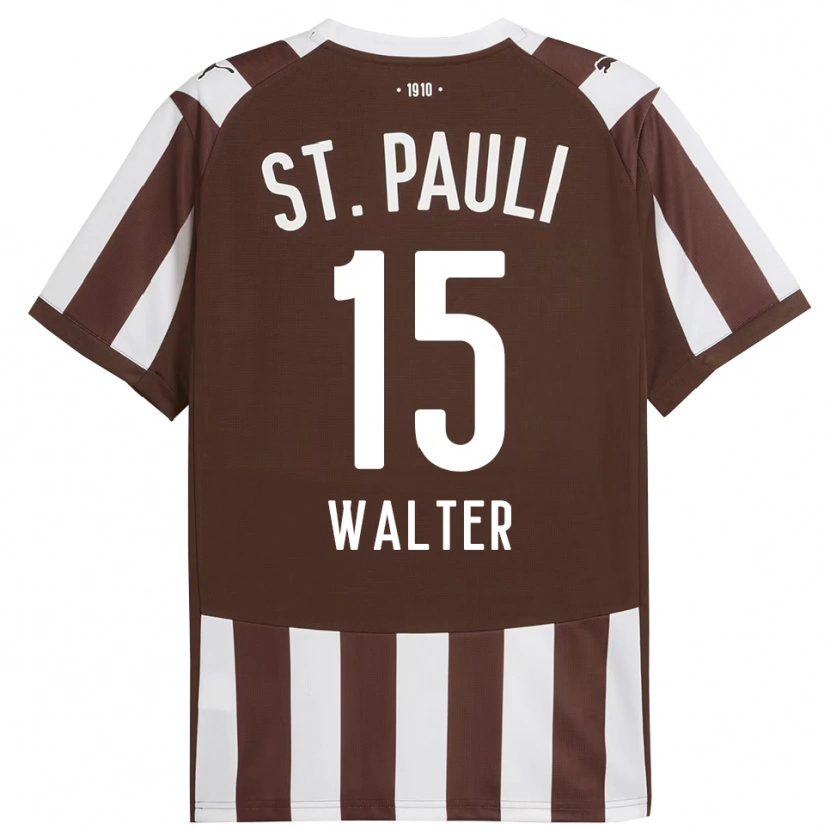 Danxen Kid Marcel Walter #15 Coffee White Home Jersey 2025/26 T-Shirt